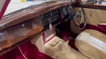 Inside Front seating area of the Mk2 Jaguar