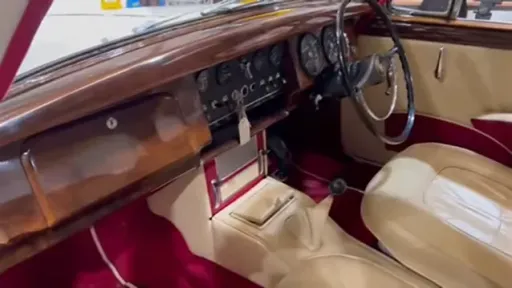 Inside Front seating area of the Mk2 Jaguar