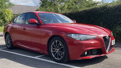 Front Right View of modern Sporty Alfa Romeo Giulia
