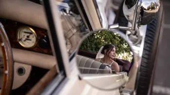 1930's Vintage Beauford Convertible Wedding Car