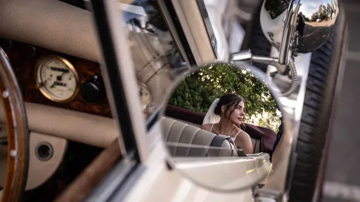 1930's Vintage Beauford Convertible Wedding Car