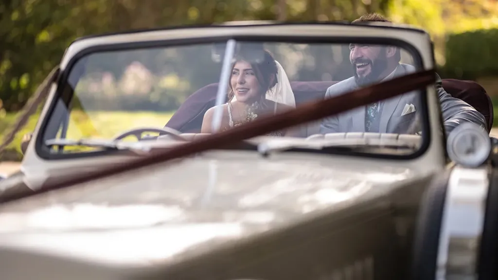 1930's Vintage Beauford Convertible Wedding Car