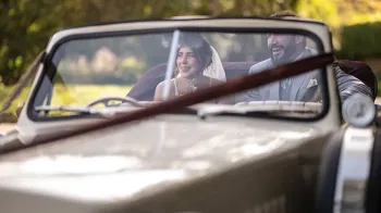 1930's Vintage Beauford Convertible Wedding Car