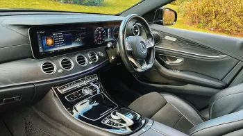 inside front view Mercedes E-class