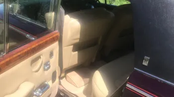 Cream interior of Rolls-Royce Silver Shadow