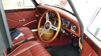 Brown Leather interior front passenger seat