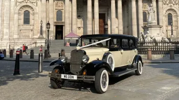 1930's vintage style Bramwith in Ivory & Black