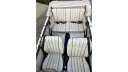 interior view of the Cream leathe seats in the Beauford Convertible