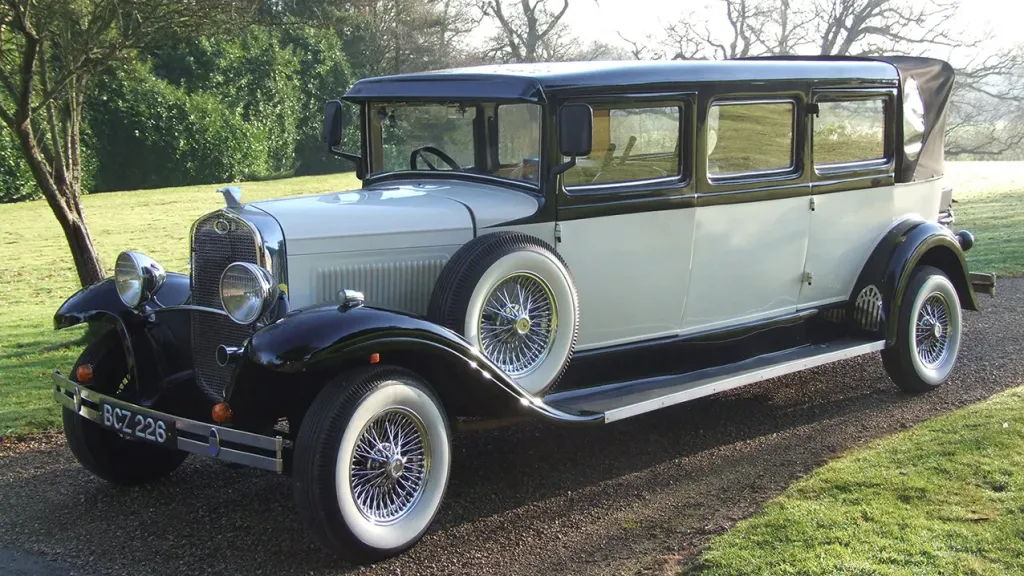 Front Side view of Vintage Bramwith convertible