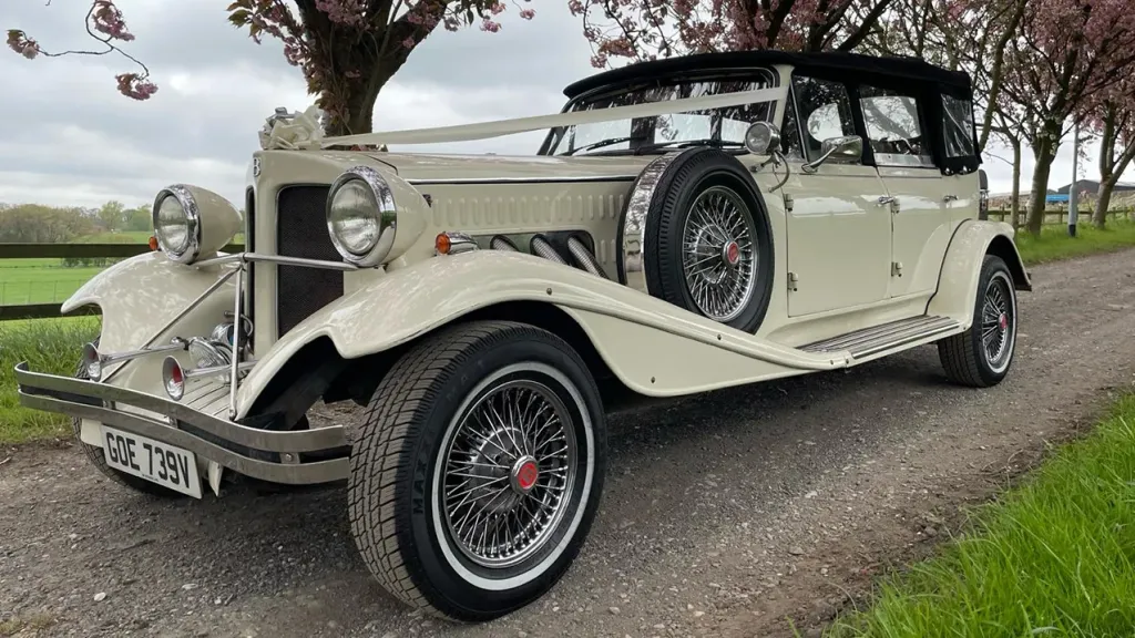 Left view of Beauford Convertible with Roof Up