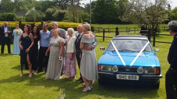Blue Ford Cortina Mk4 2L Ghia