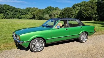 Green Ford Cortina Mk4 2.3L V6 Ghia