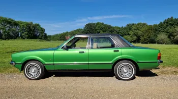 Green Ford Cortina Mk4 2.3L V6 Ghia