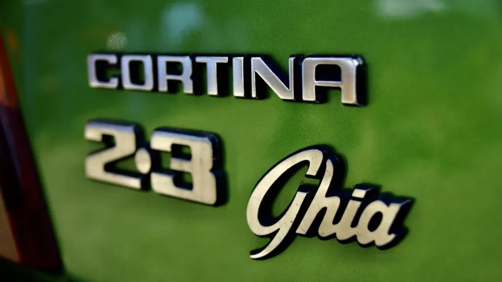 Green Ford Cortina Mk4 2.3L V6 Ghia