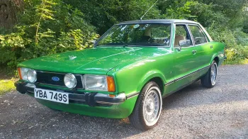 Green Ford Cortina Mk4 2.3L V6 Ghia