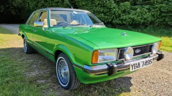 Green Ford Cortina Mk4 2.3L V6 Ghia