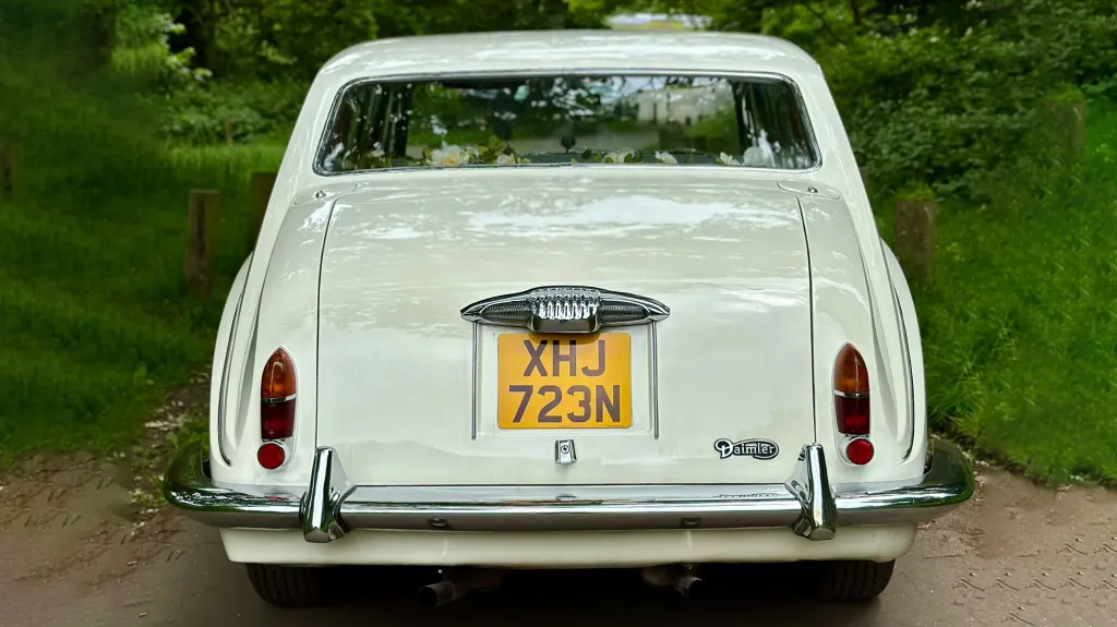 Rear view of Daimler Limousine