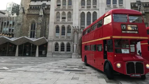 Red Routermaster bus