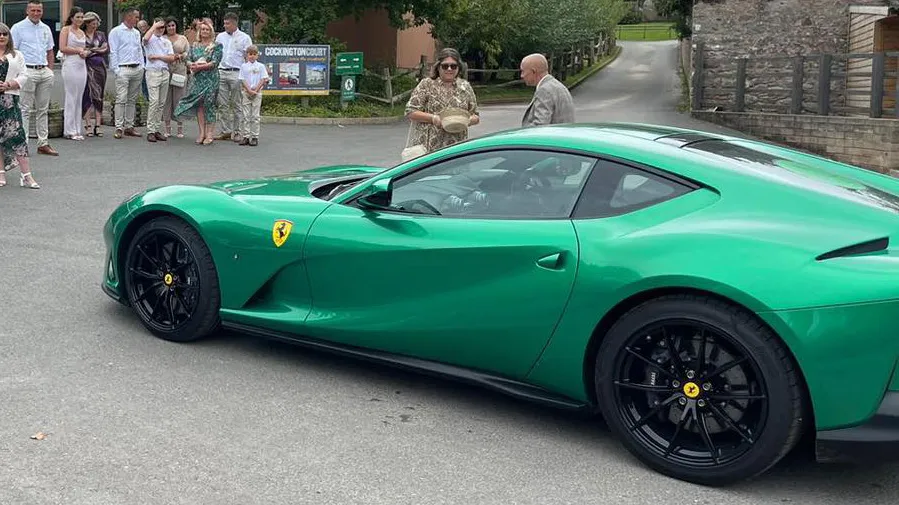 Ferrari at a Wedding
