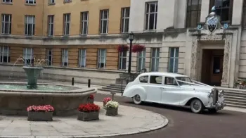 Classic Austin Princess Limousine in Old English White