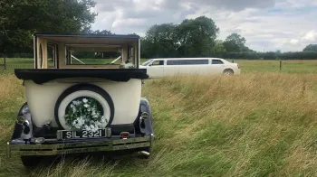 Ivory Imperial with black wheel arches.