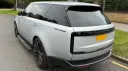 Rear View Silver Range Rover