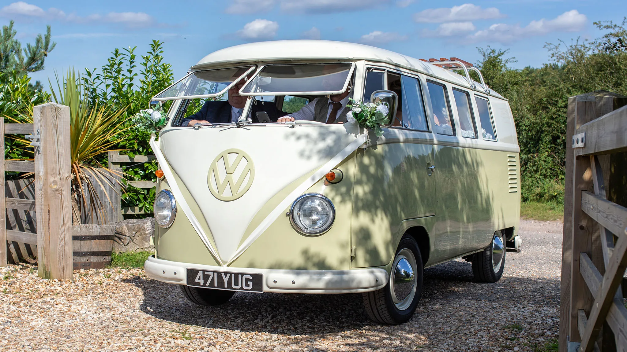 Vw Campervan Ranges Classic VW Wedding Campervan for Hire in Nottinghamshire