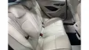 Rear interior cream leather seats inside a Jaguar I-Pace