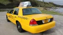 New York City Yellow Cab rear view