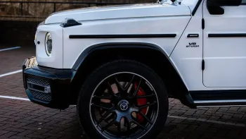 Mercedes G-Wagon front view of Black Alloy wheels