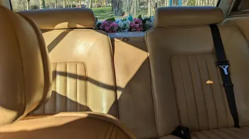 interior photos inside with cream leather