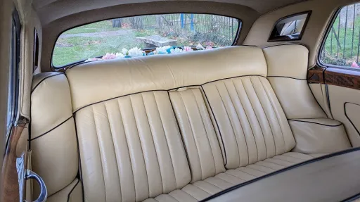 Cream Leather interior inside Bentley