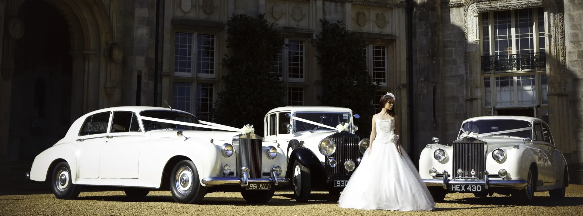 SUPERB COLLECTION <br> OVER 750 WEDDING CARS