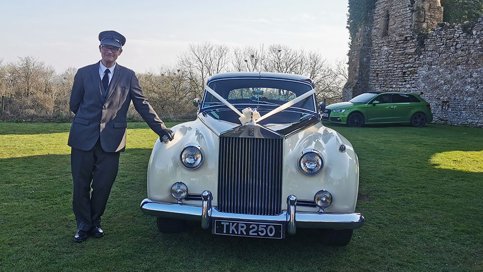 Beautiful vehicle and very professional chauffeur. Perfect for our daughter's wedding.