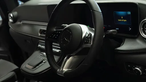 Front Dashboard inside Mercedes People Carrier