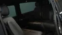 Black Leather rear interior inside setas facing each others in Mercedes People Carrier
