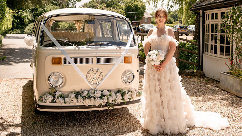 Absolutely loved having John and his campervan as my transport for the morning of my wedding. The camper was immaculate inside and out and John was lovely, it was a brilliant way to kick off the day. Wouldn’t change a single thing!