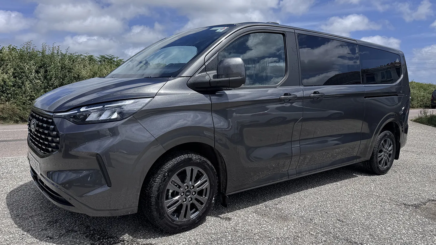 Grey Ford Touneo Wedding Bus