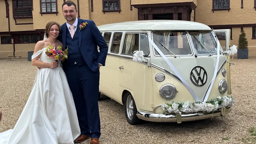 It was an absolute pleasure to have the vehicle for our wedding, the driver was really flexible with allowing us to get multiple shots with the van. Being very flexible to the photographs help, we would recommend him to anyone 🙂