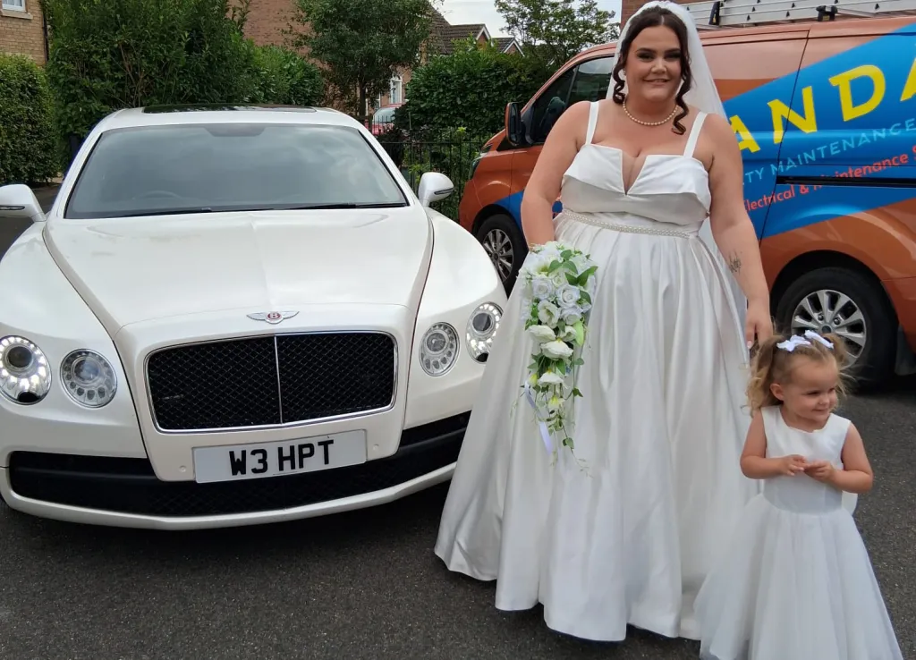 My driver was fantastic! He turned up half an hour earlier which gave us a good opportunity to take some photos with the car before we set off. The driver was polite and professional, very well dressed and was happy to go above and beyond for my day. The car was beautifully presented and suited the whole theme of my day! It was also within our budget too which was even better! Thank you so much! You made the start of my day very special!