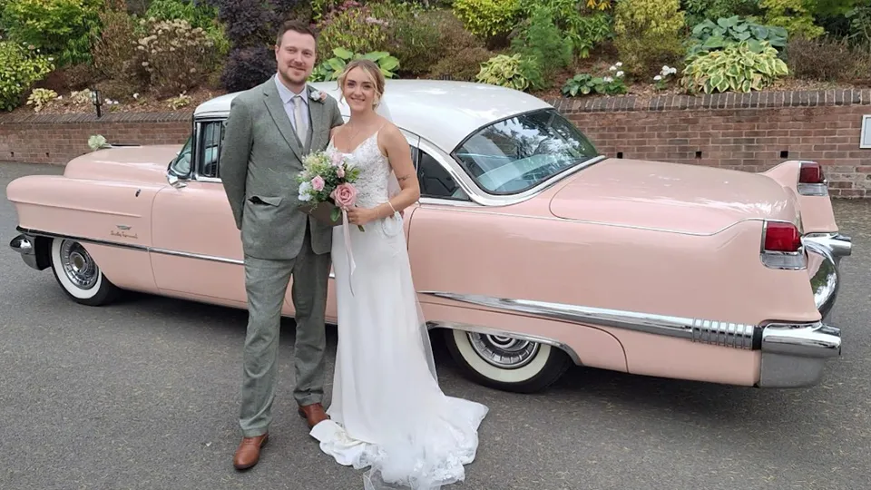 We hired the Cadillac Fleetwood from Richard for our daughters wedding. We were so, so pleased, not only with the car which was absolutely beautiful, but also with the service provided, which was fantastic. Richard turned up in plenty of time, was kind and polite and even sent us some photos after to add to our collection of what was the most wonderful day. Thank you Richard for helping to make my Daughter and Son in Laws day so special.