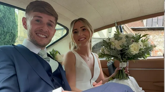 We hired our wedding car through Adrian and couldn&rsquo;t have been happier with the experience. The car was beautiful and absolutely spotless.Adrian was accommodating, kind and easy to chat with which made the journey feel even more special.Thank you, Adrian! Ella and Matthew