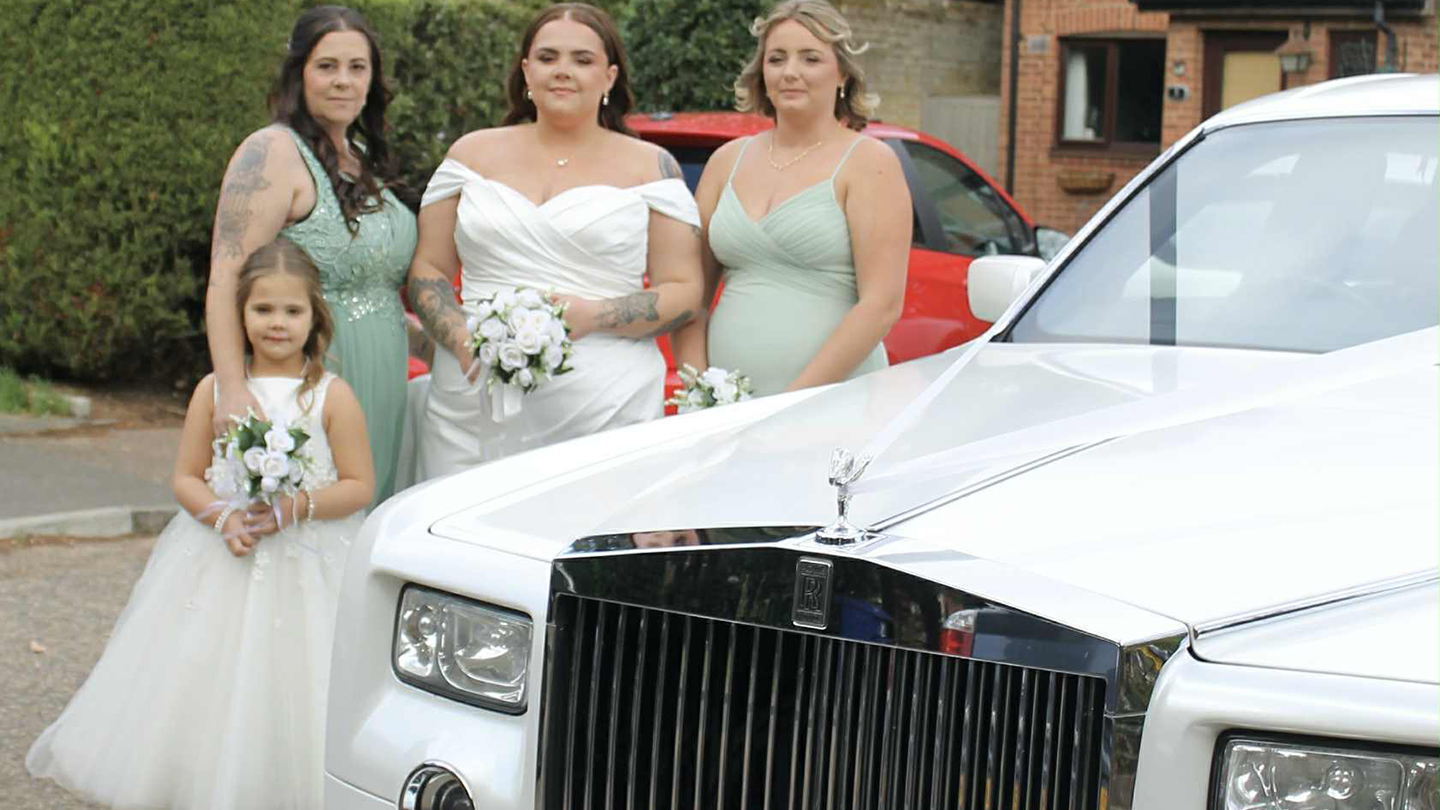 I booked this car as a surprise for my daughter and son in law. The car was amazing!! The driver was extremely polite and kind and catered for all there needs without a doubt. And the number plate was so special as there names are Katie and Scott Thank you so much for such an amazing Experience!!