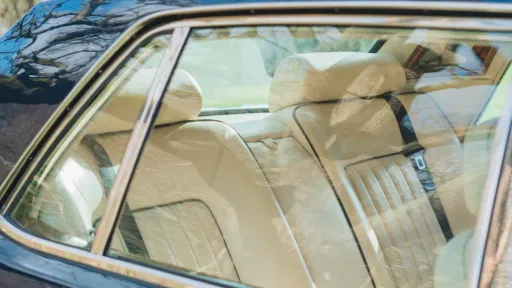 cream leather interior inside Rolls-Royce Silver Spirit