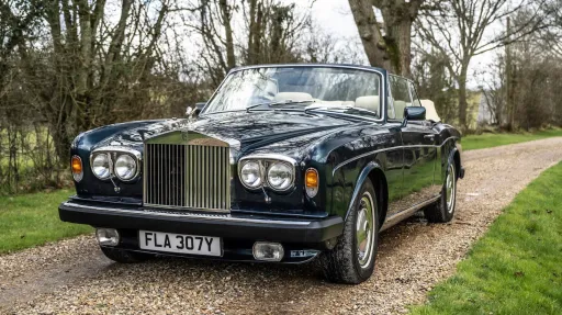 Front view of Corniche convertible