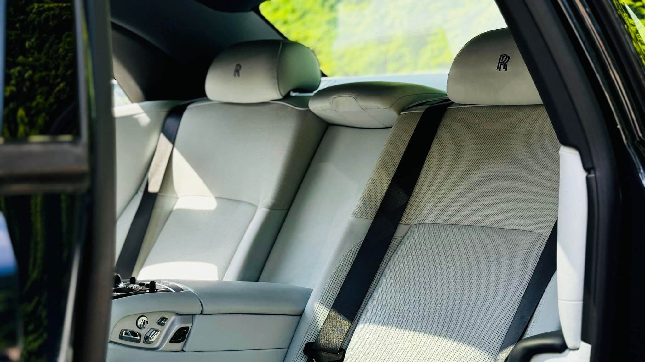 Cream interior inside Ghost