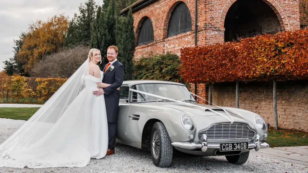 A massive thank you to Peter who made our wedding morning extra special with his DB5. Peter arrived early and was very friendly and passionate about his car. The car was immaculate and more spacious than we thought, my bride Laura managed to fit in just fine with her dress which was a relief! Thanks again Peter for being part of our wedding day!