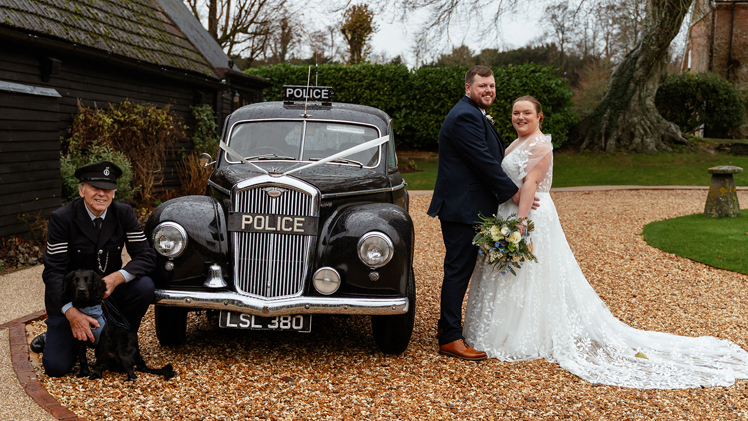 We chose this vehicle to reflect my profession and from the outset the service was of a very high standard.Communication was excellent in the lead up to the day. The driver arrived in good time, and the journey was seamless. The drive was comfortable, exciting and engaging with the driver sharing interesting stories which helped put me at ease and added to the overall experience. The chauffeur remained after the ceremony to allow for photographs, even helping carrying my wife's train. I wouldn't hesitate to recommend them. They certainly made an amazing day even more memorable.