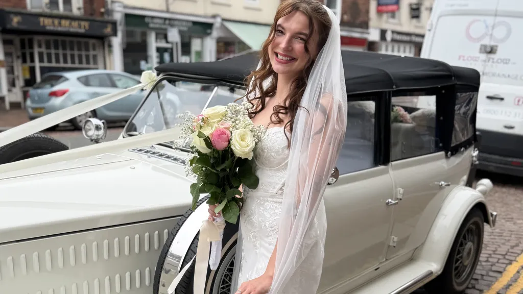 The car was perfect for my daughters big day , serj our chauffeur was on time and helped make the day go as planned , many thanks.