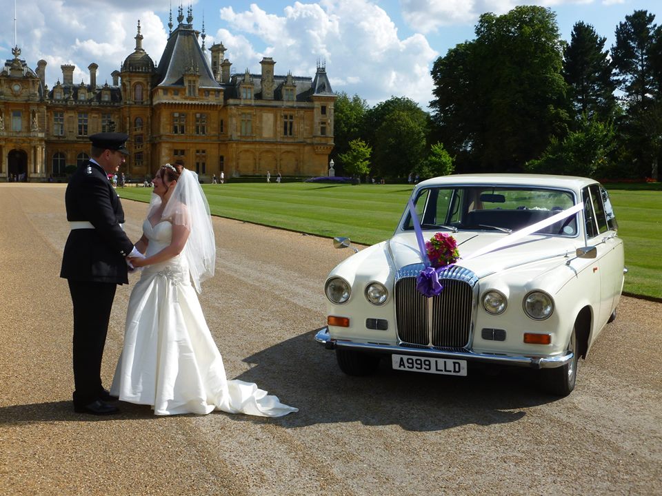 classic Daimler wedding